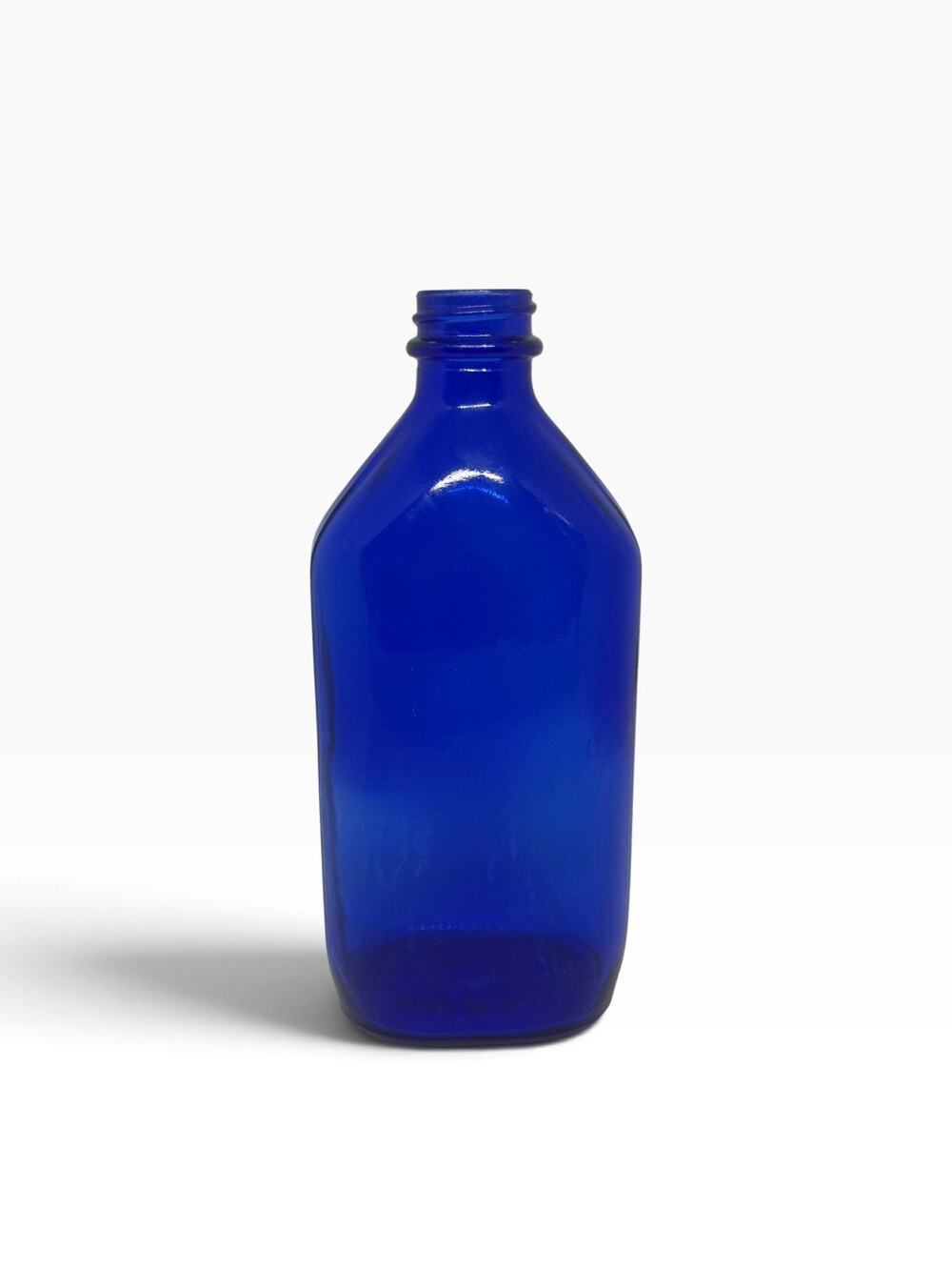 Vintage Cobalt Blue 7β Tall Glass Bottle Genuine Phillips Milk of Magnesia USA